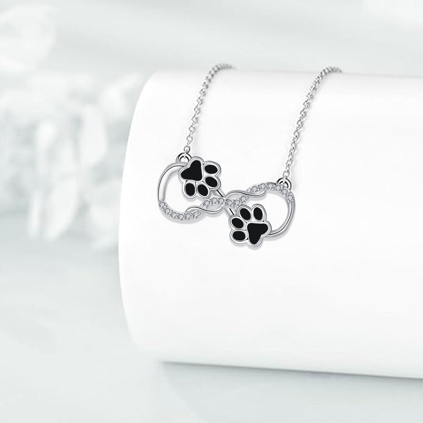 Finn | Infinite Paw Necklace