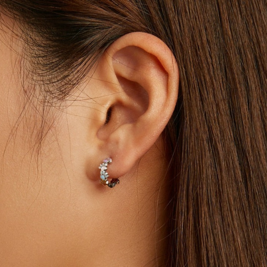 Benny | Whimsical Paw Hoop Earrings