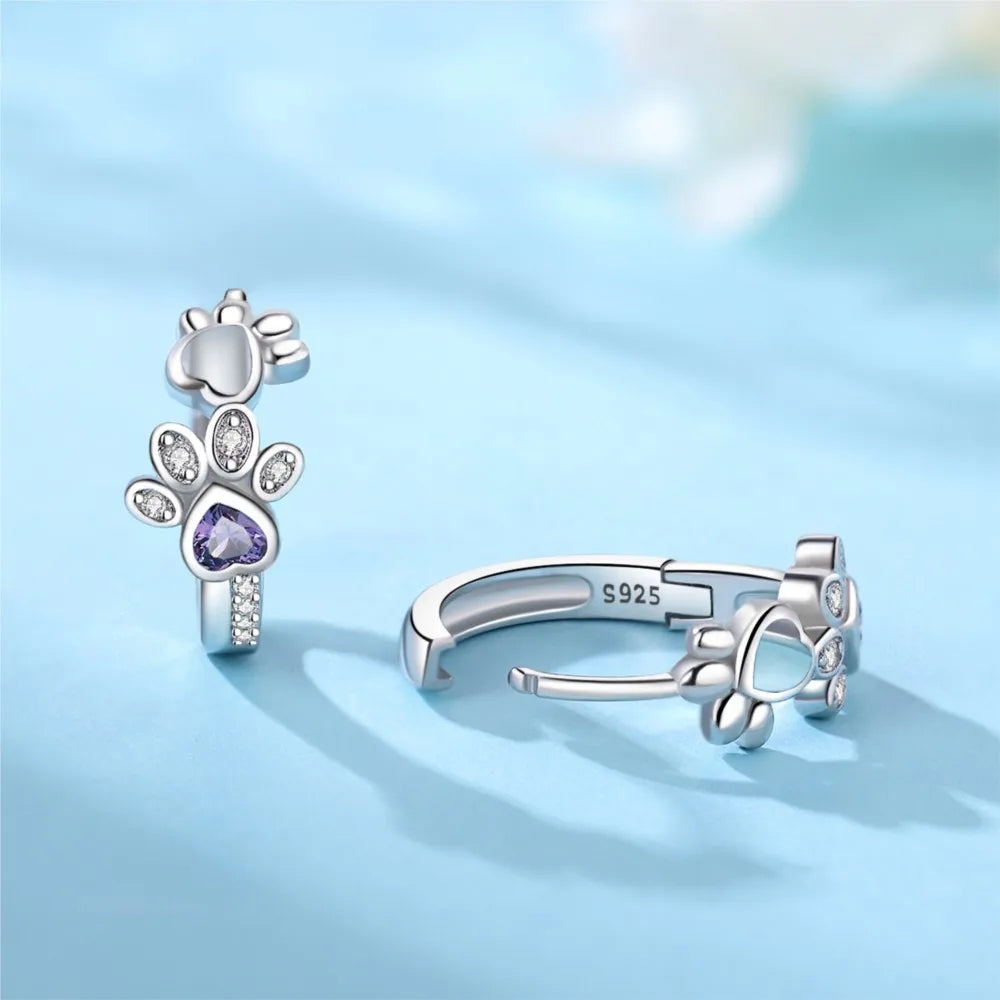 Maline | Paw Heart Earrings