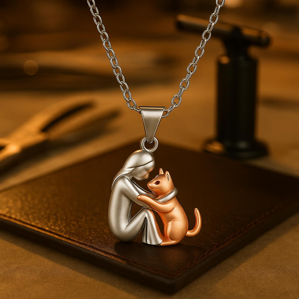 Ginger | Fortune Feline Charm Necklace
