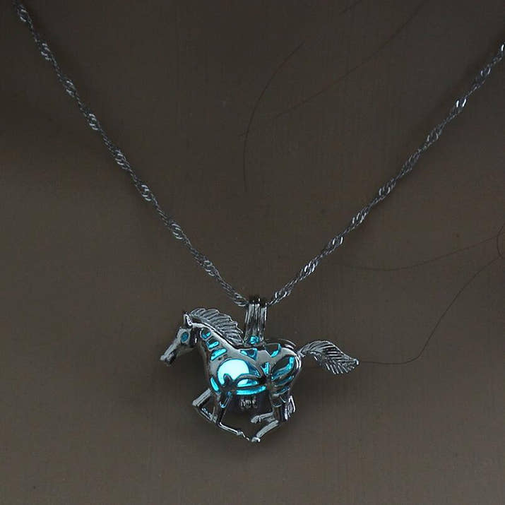 Wiz | Luminous Horse Necklace