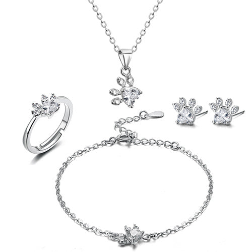 Misty | Sparkling Paw Jewelry Set