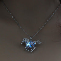 Wiz | Luminous Horse Necklace