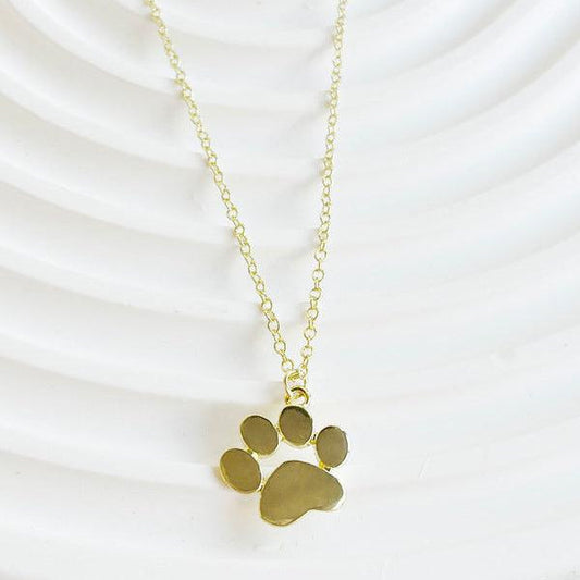 Serif | Golden Paw Necklace