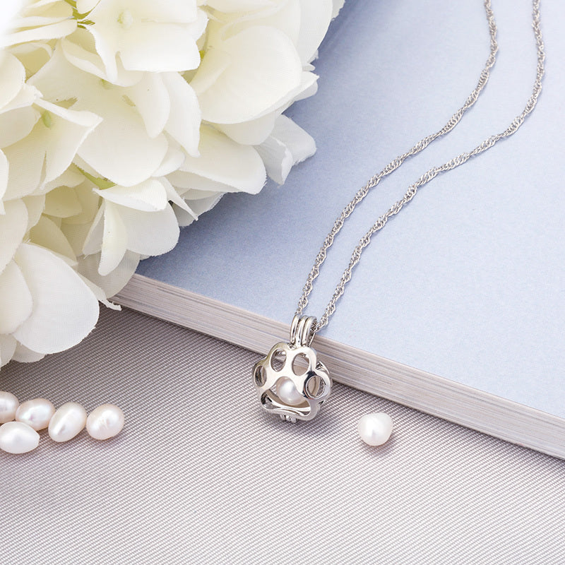Aqua | Luminous Paw Necklace