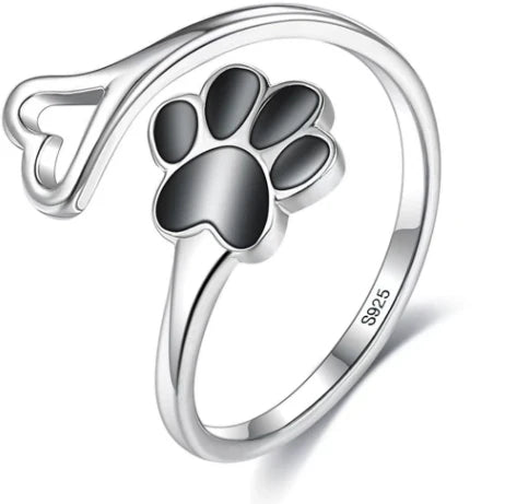 Coco | Heartfelt Paw Adjustable Ring