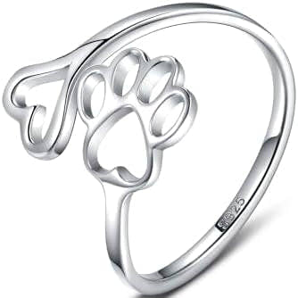 Coco | Heartfelt Paw Adjustable Ring