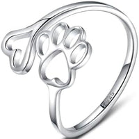 Coco | Heartfelt Paw Adjustable Ring