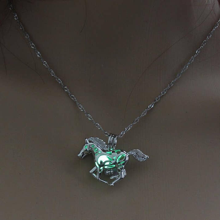 Wiz | Luminous Horse Necklace