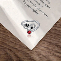 Crimson | Gemstone Paw Ring