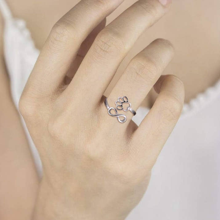 Coco | Heartfelt Paw Adjustable Ring