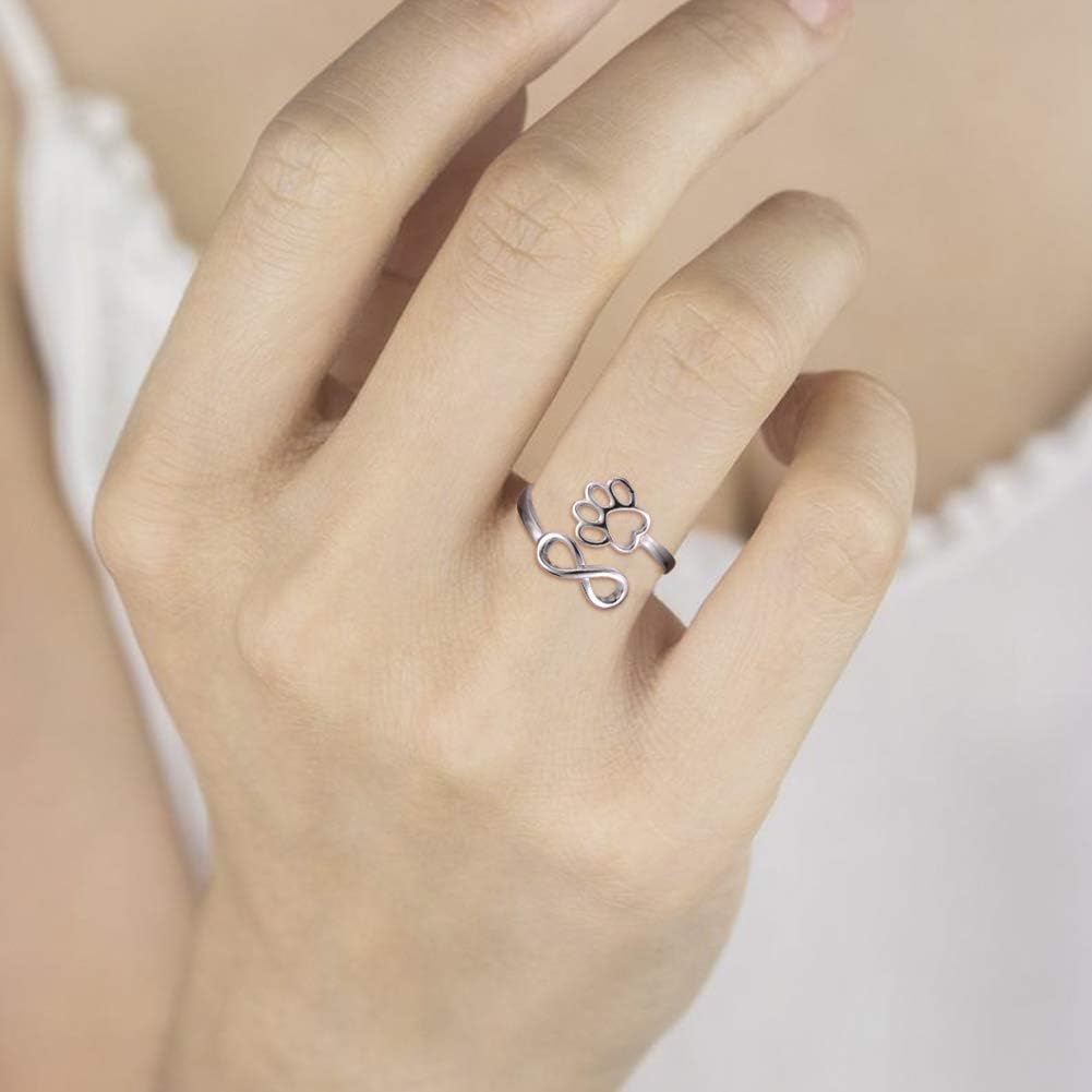 Coco | Heartfelt Paw Adjustable Ring