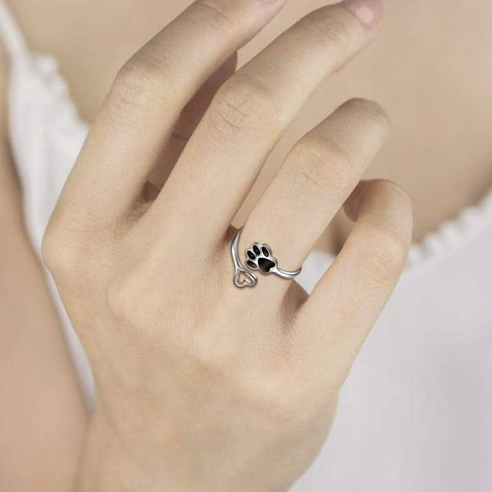 Coco | Heartfelt Paw Adjustable Ring