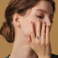 Crimson | Gemstone Paw Ring