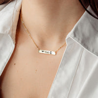 Bessie | Personalized Bar Necklace