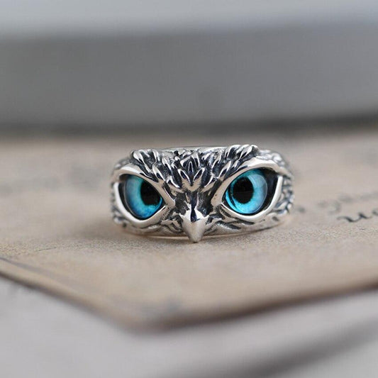 Olive | Owl Wisdom Ring
