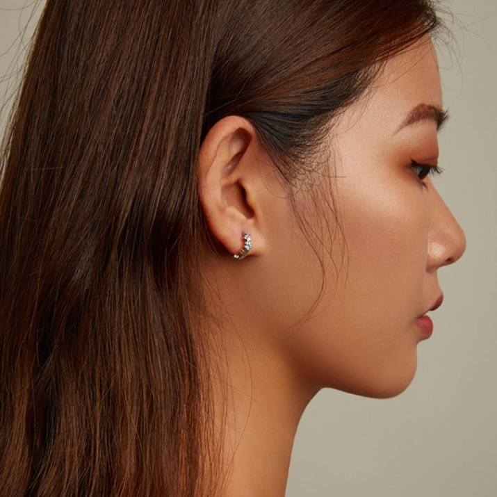 Benny | Whimsical Paw Hoop Earrings