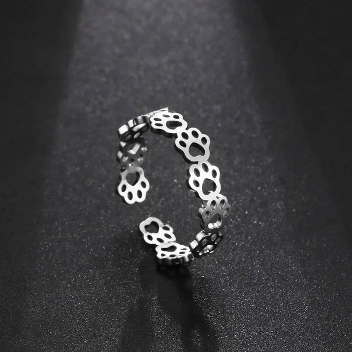 Grace | Paw Print Ring