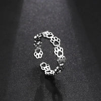Grace | Paw Print Ring