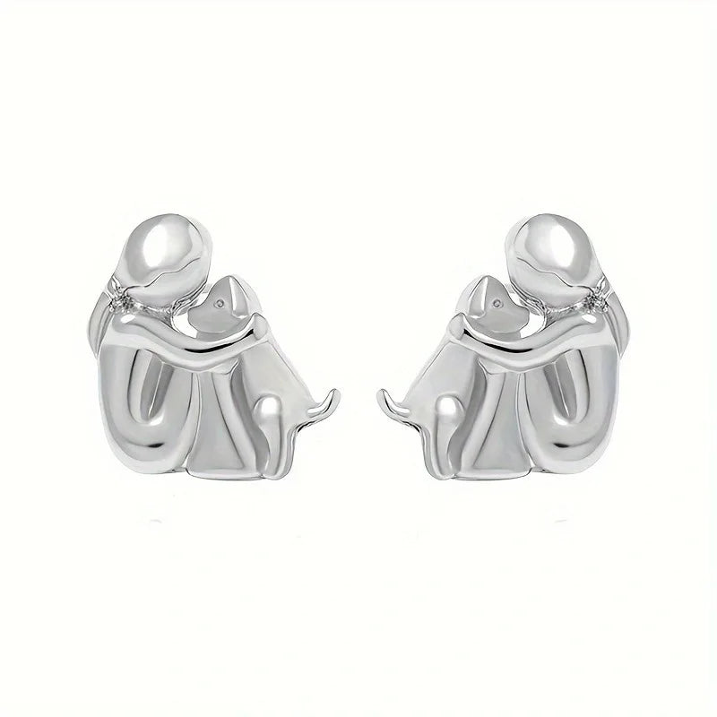 Emma | Two-tone Embrace Earrings