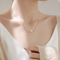 Cathy | Climbing Cat Necklace
