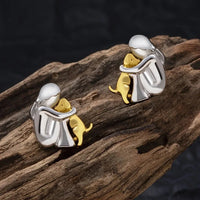 Emma | Two-tone Embrace Earrings