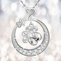 Cooper | Moon Forever Paw Necklace