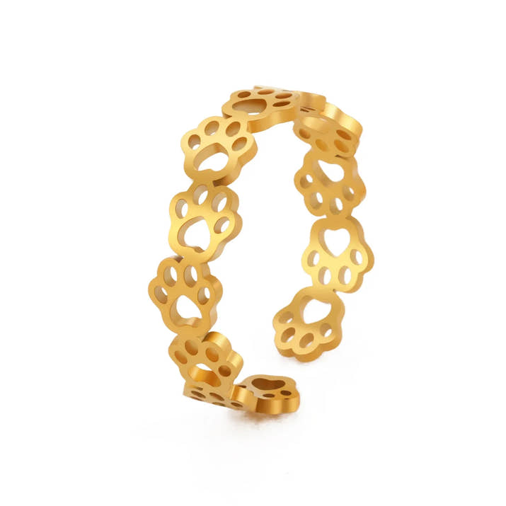 Grace | Paw Print Ring