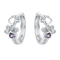 Maline | Paw Heart Earrings