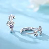 Maline | Paw Heart Earrings
