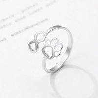 Abbey | Infinity Paw Ring