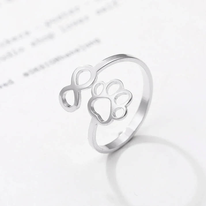 Abbey | Infinity Paw Ring