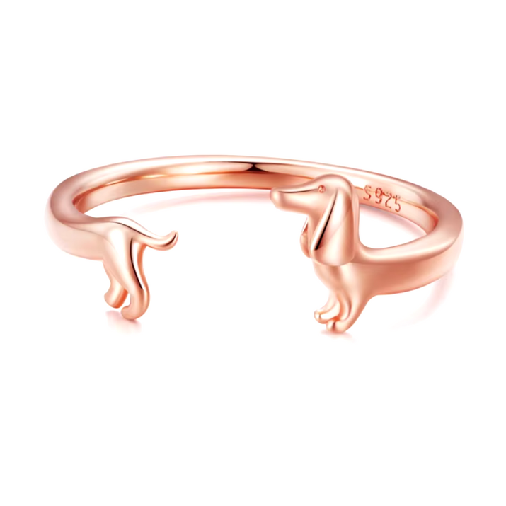 Toffee | Adjustable Dachshund Ring