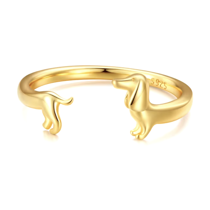 Toffee | Adjustable Dachshund Ring