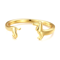 Toffee | Adjustable Dachshund Ring