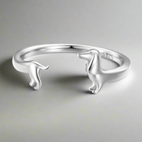 Toffee | Adjustable Dachshund Ring