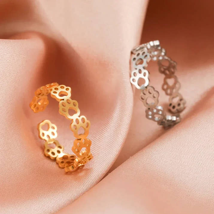 Grace | Paw Print Ring