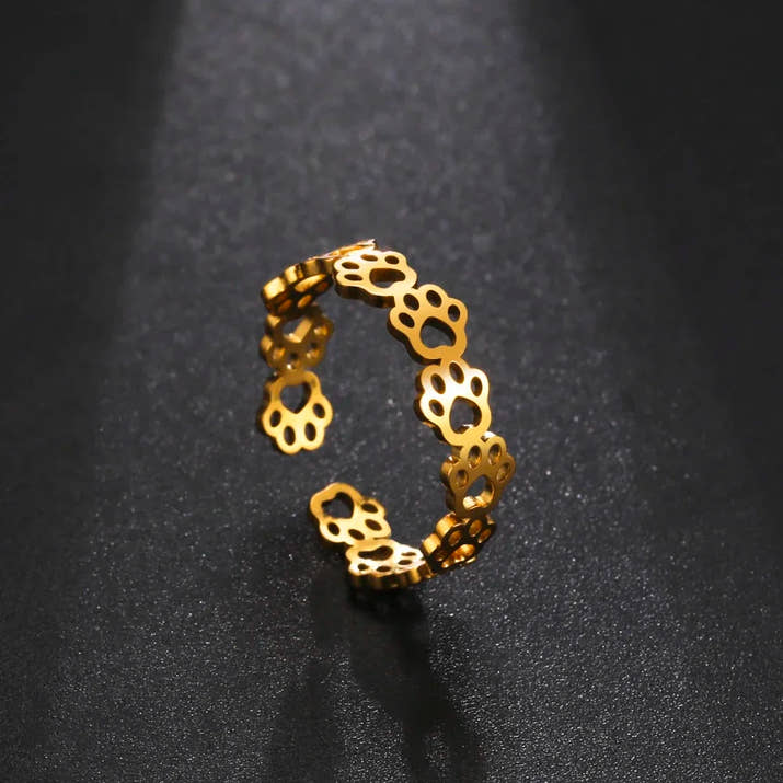 Grace | Paw Print Ring