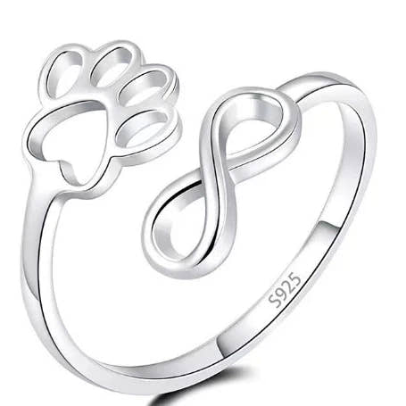 Coco | Heartfelt Paw Adjustable Ring
