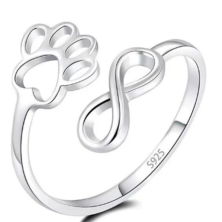 Coco | Heartfelt Paw Adjustable Ring