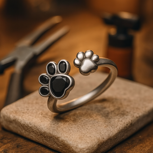 Mitten | Paw of Love Adjustable Ring