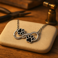 Finn | Infinite Paw Necklace