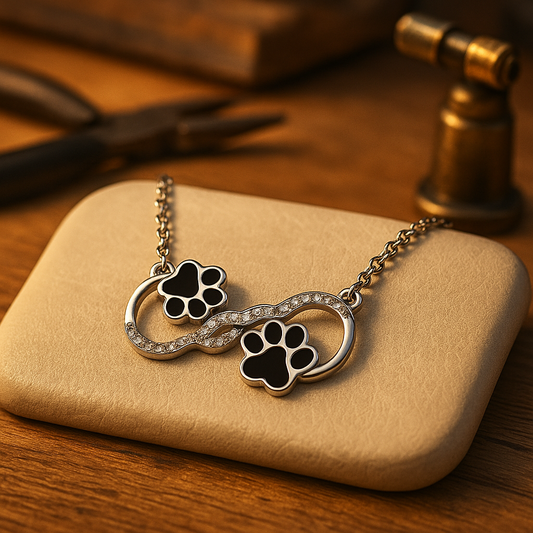 Finn | Infinite Paw Necklace