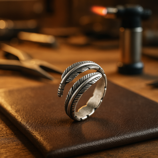 Angel | Feather Memory Paw Ring