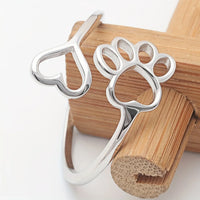 Coco | Heartfelt Paw Adjustable Ring