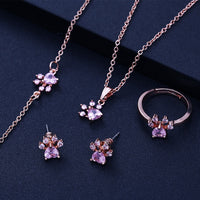 Misty | Sparkling Paw Jewelry Set
